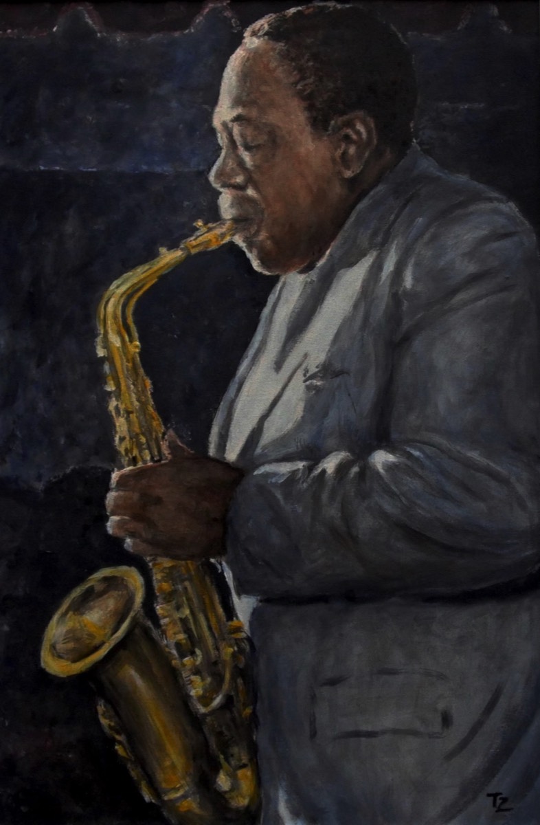 Charlie Parker, 40 x 60 cm, 2000