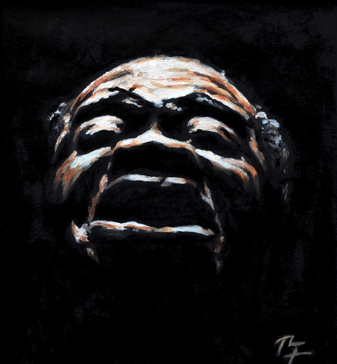Louis Armstrong, 31 x 34 cm, 1997