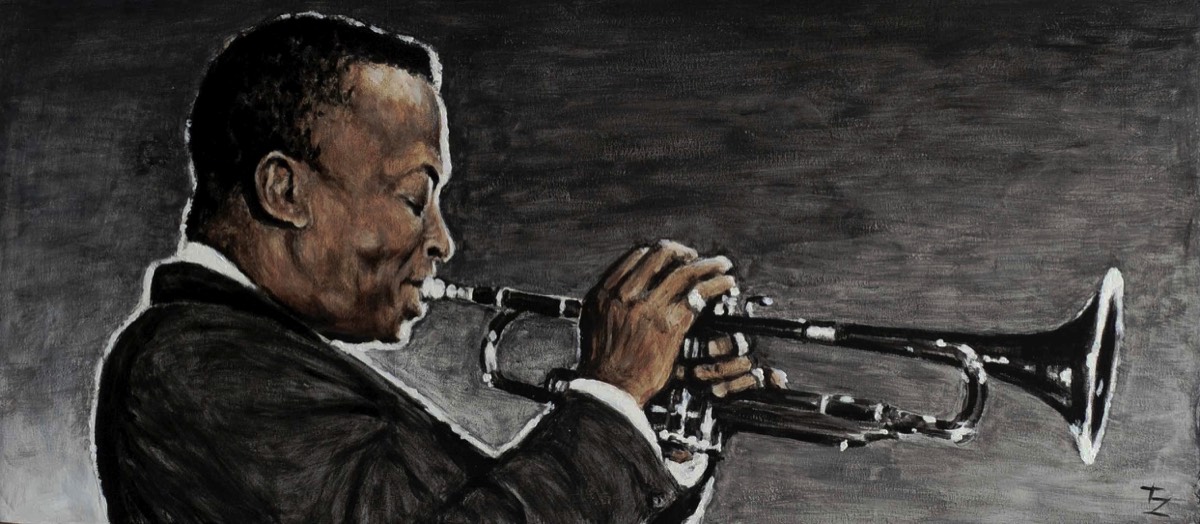 Miles Davis, 90 x 40 cm, 2005